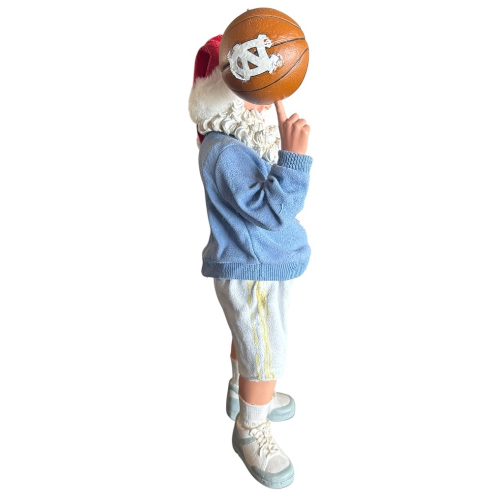 North Carolina Tar Heels NCAA Christmas Santa - Picture 2 of 6